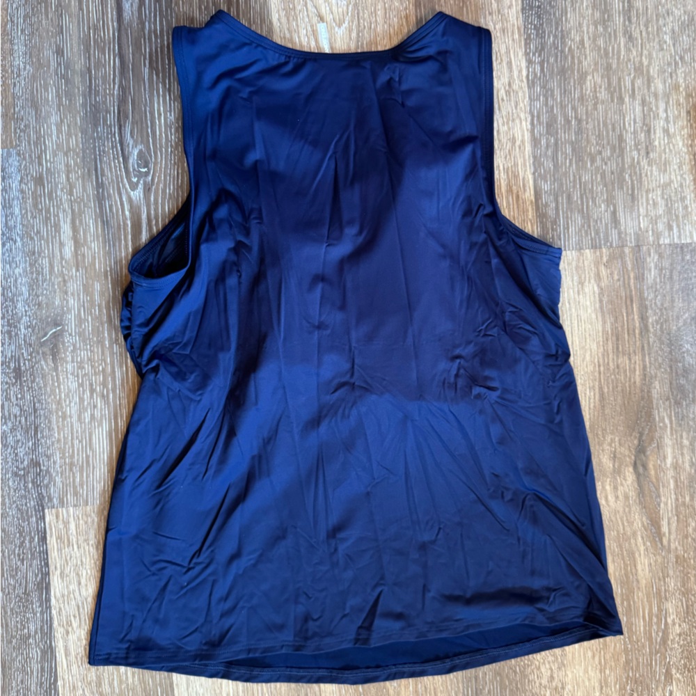 Like new Lands End modest tankini swim top. Sz 16 D cup - Picture 4 of 7